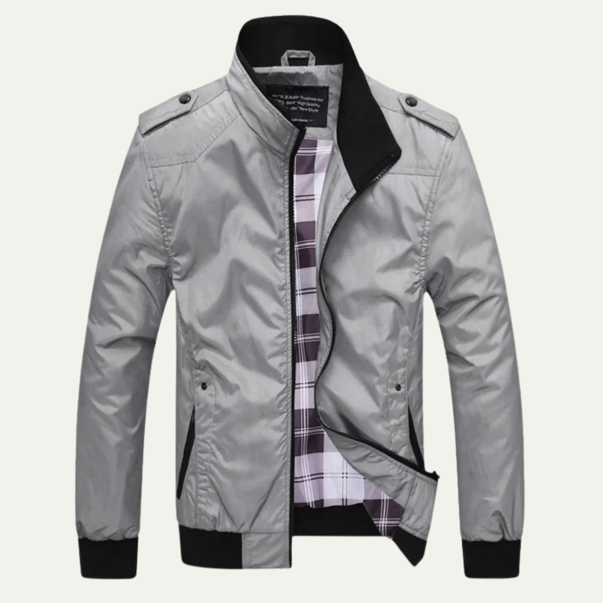 Men's Stand Collar Jacket | Bomber