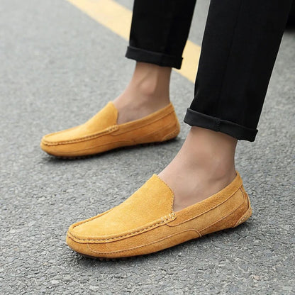 Men's Suede Loafers | Flat