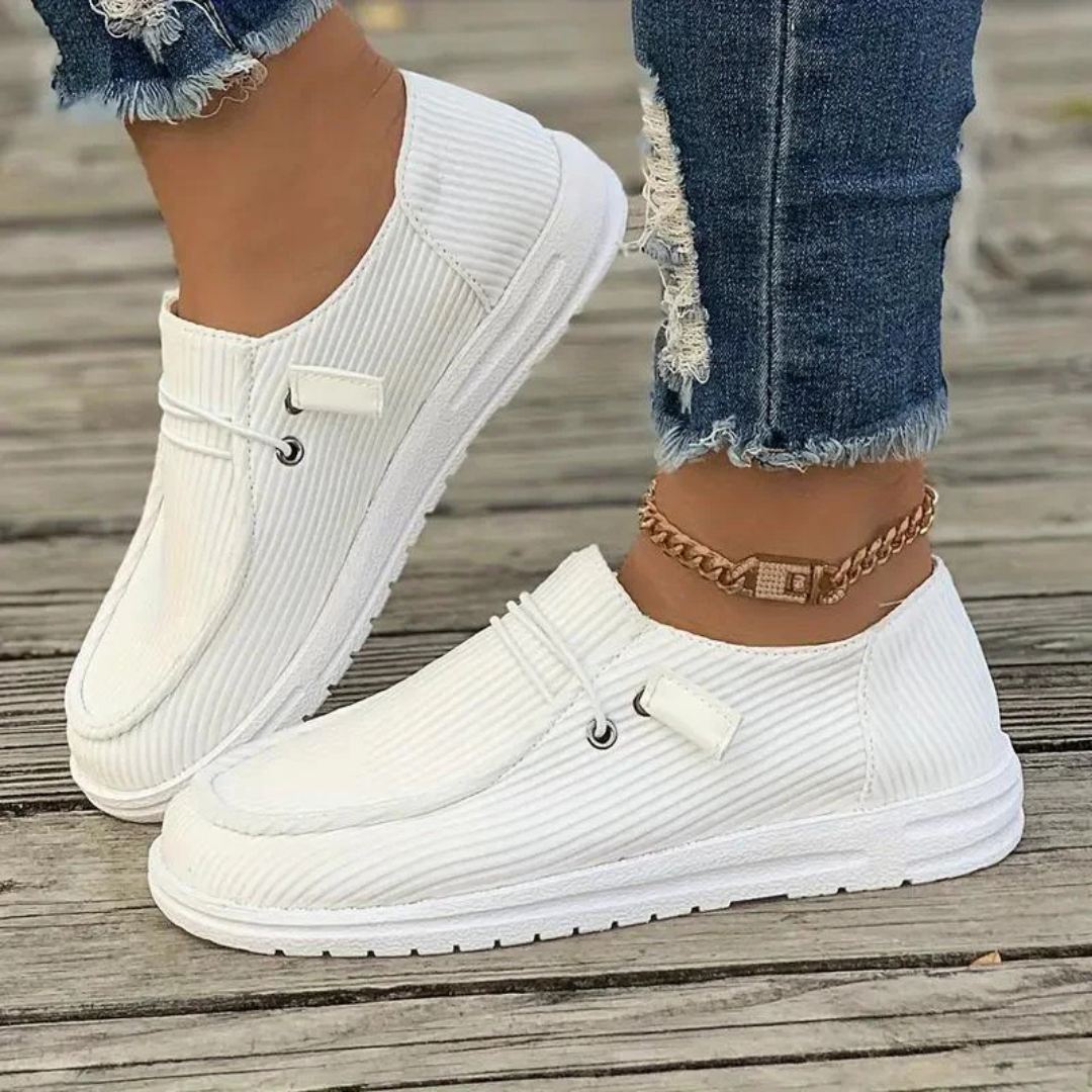 Breathable Flat Slip-On Shoes for Women – Summer Comfort