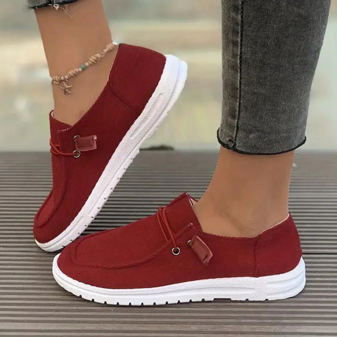 Breathable Flat Slip-On Shoes for Women – Summer Comfort