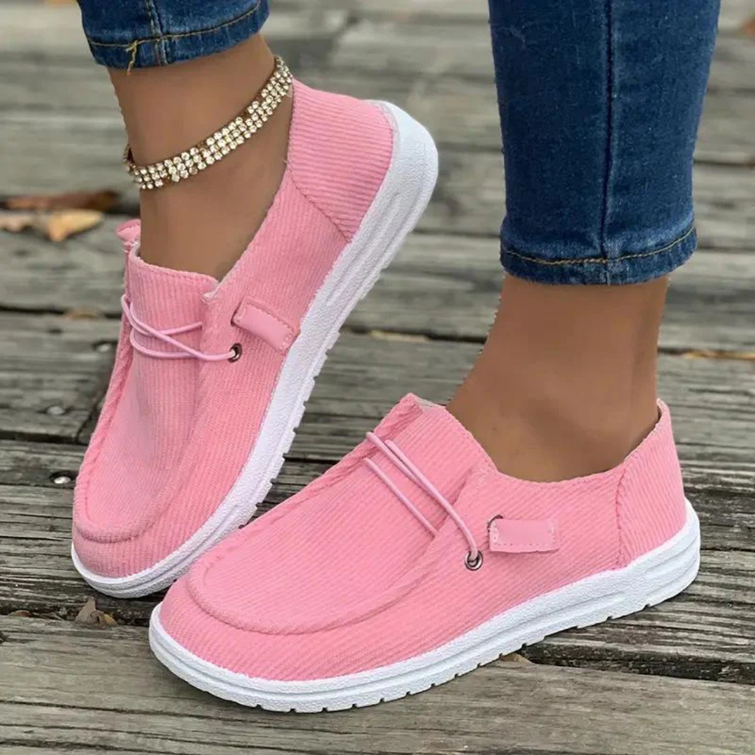 Breathable Flat Slip-On Shoes for Women – Summer Comfort