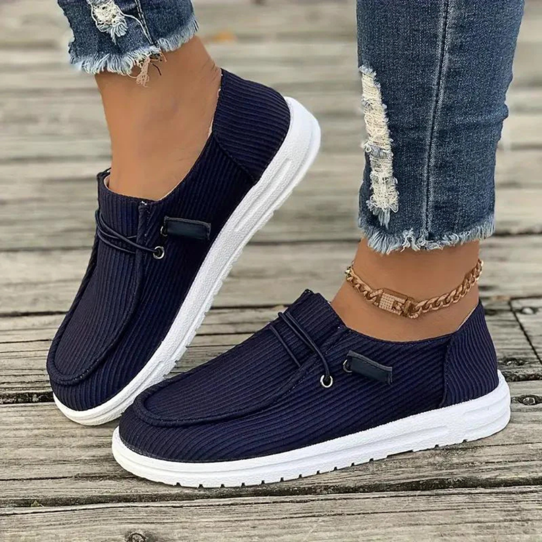 Breathable Flat Slip-On Shoes for Women – Summer Comfort