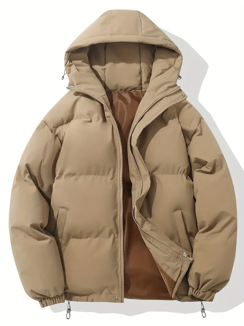 Warm Hooded Winter Puffer Jacket for Women