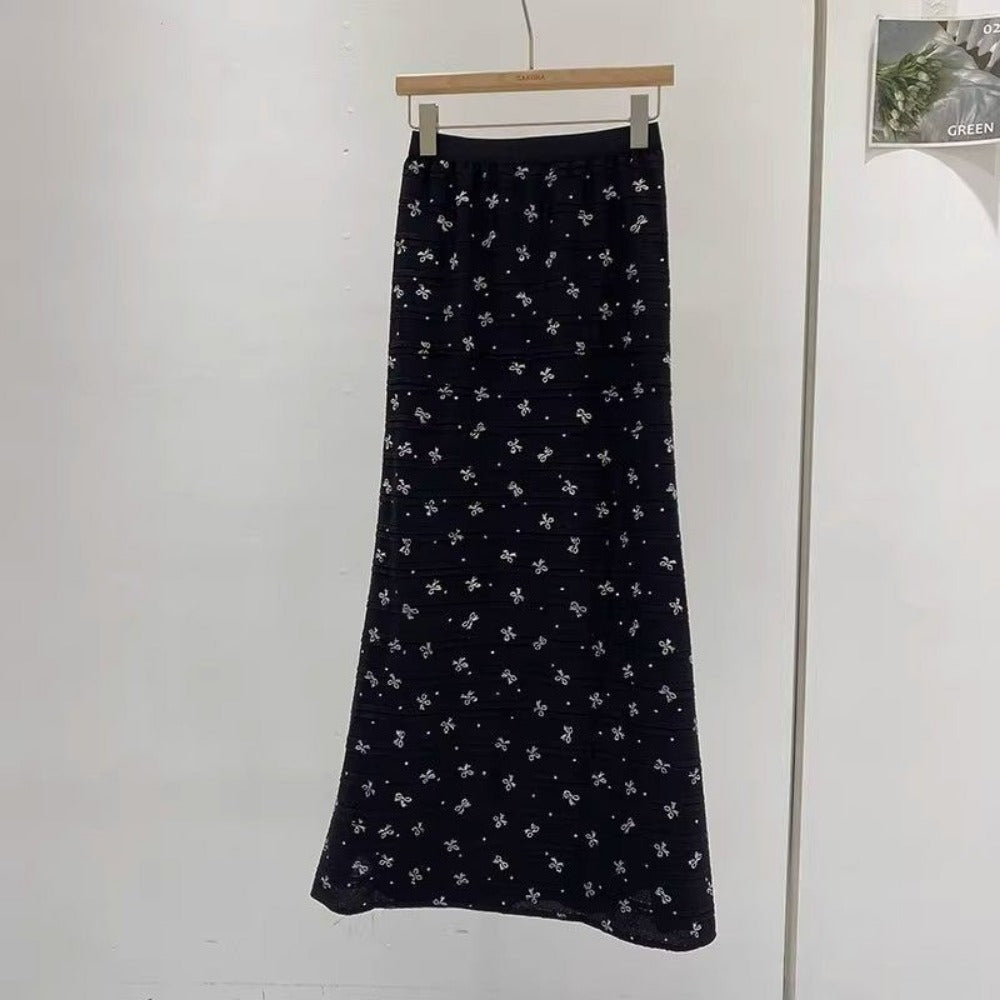 Floral Lace Maxi Skirt for Women - Olimpia