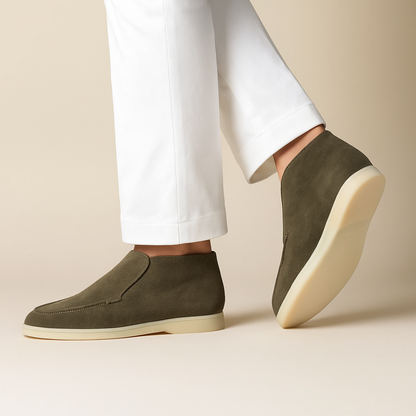 Men's Suede Loafers | Flat