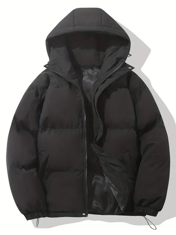 Warm Hooded Winter Puffer Jacket for Women