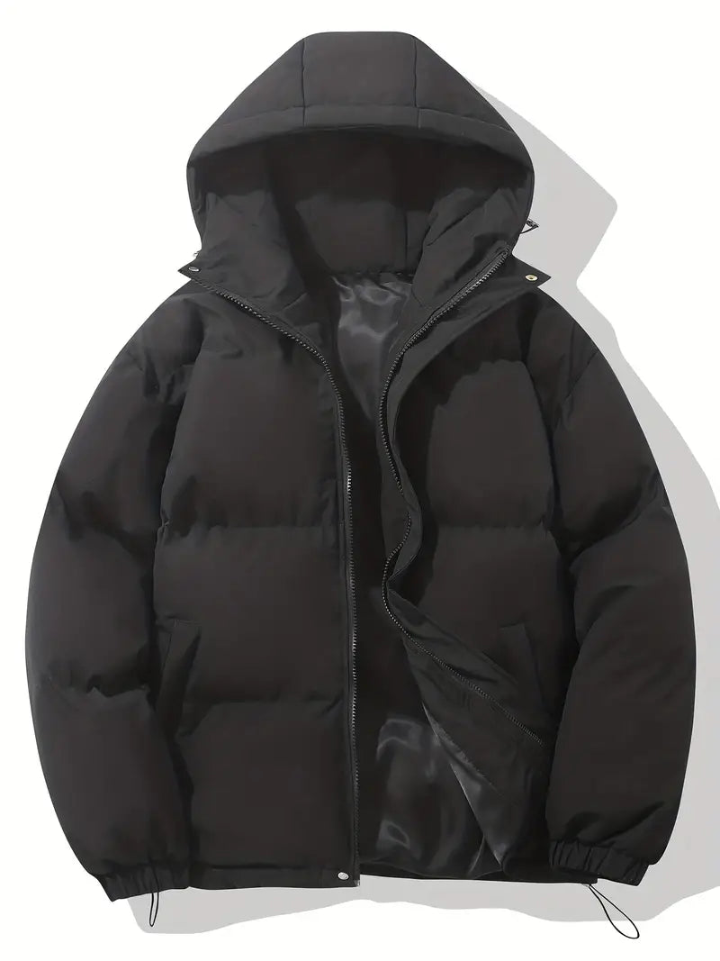 Warm Hooded Winter Puffer Jacket for Women