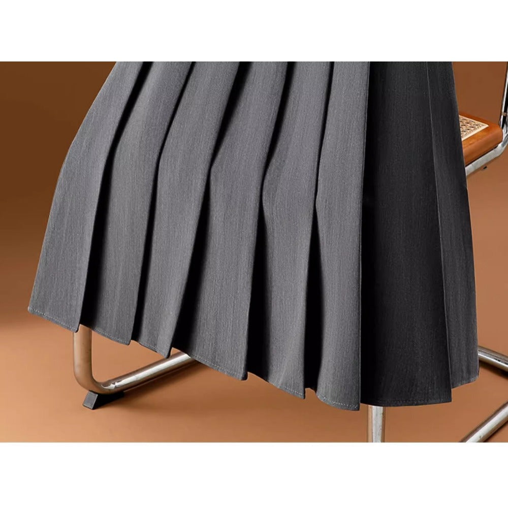 Pleated Midi Skirt for Women - Rebecca