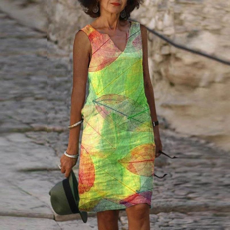 Casual Mini Summer Dress for Women | Printed Lightweight Style