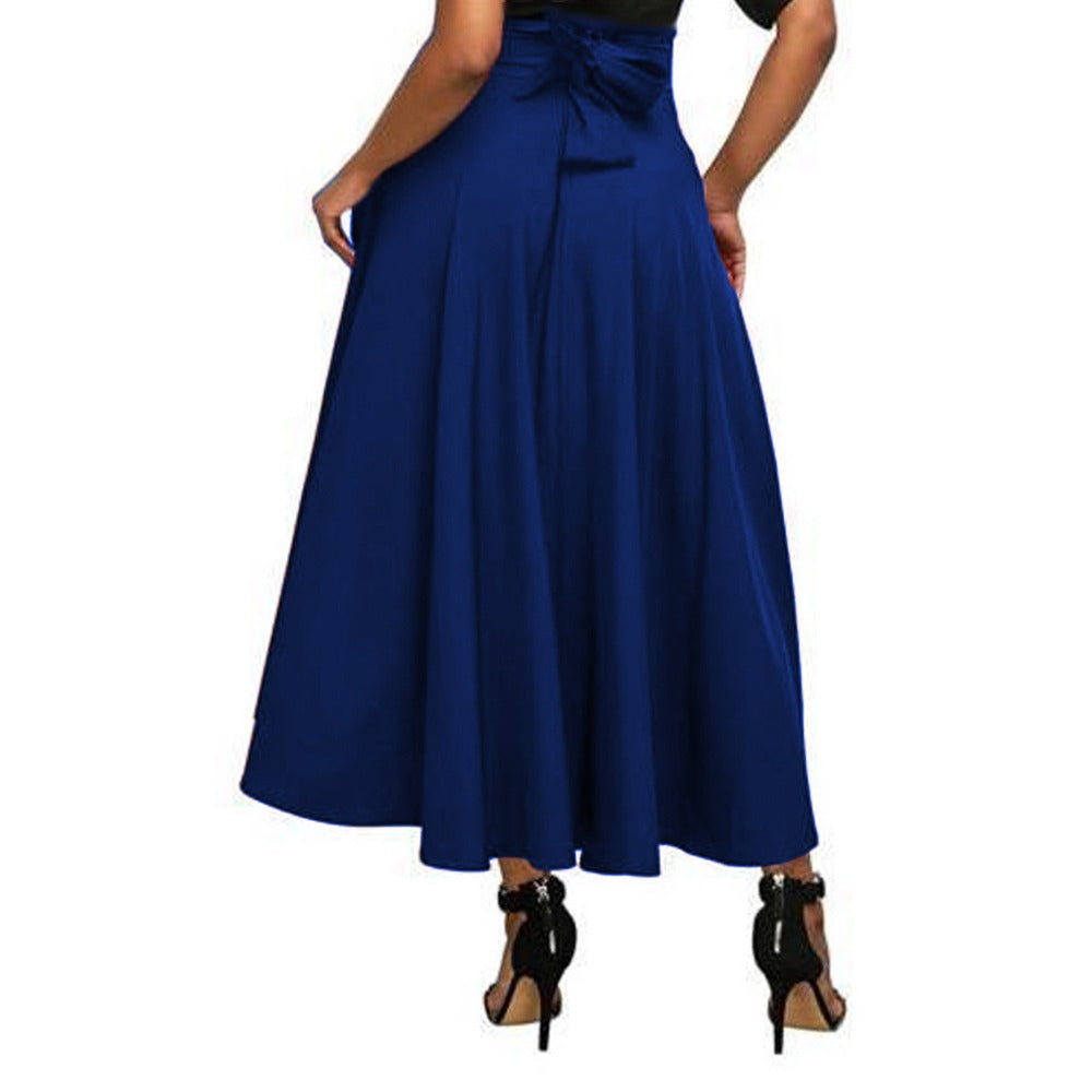 High-Waist A-Line Maxi Skirt for Women - Arianna