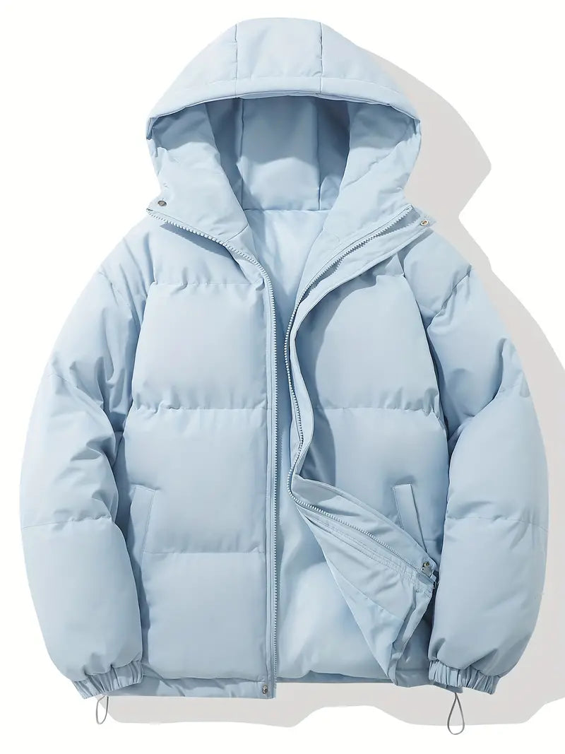 Warm Hooded Winter Puffer Jacket for Women