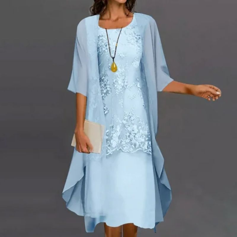 Two-Piece Floral Mini Dress Set for Women | Summer