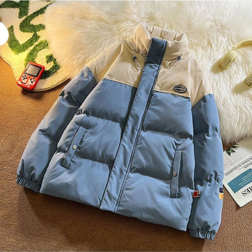 Puffer Jacket with High Collar for Women - Liberata