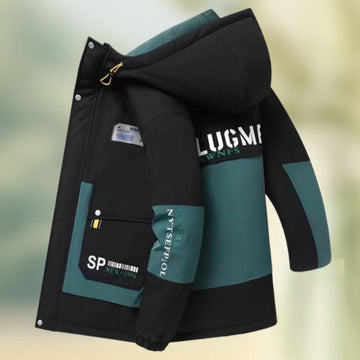 Fleece Lined Jacket with Hood for Men - Anastasia