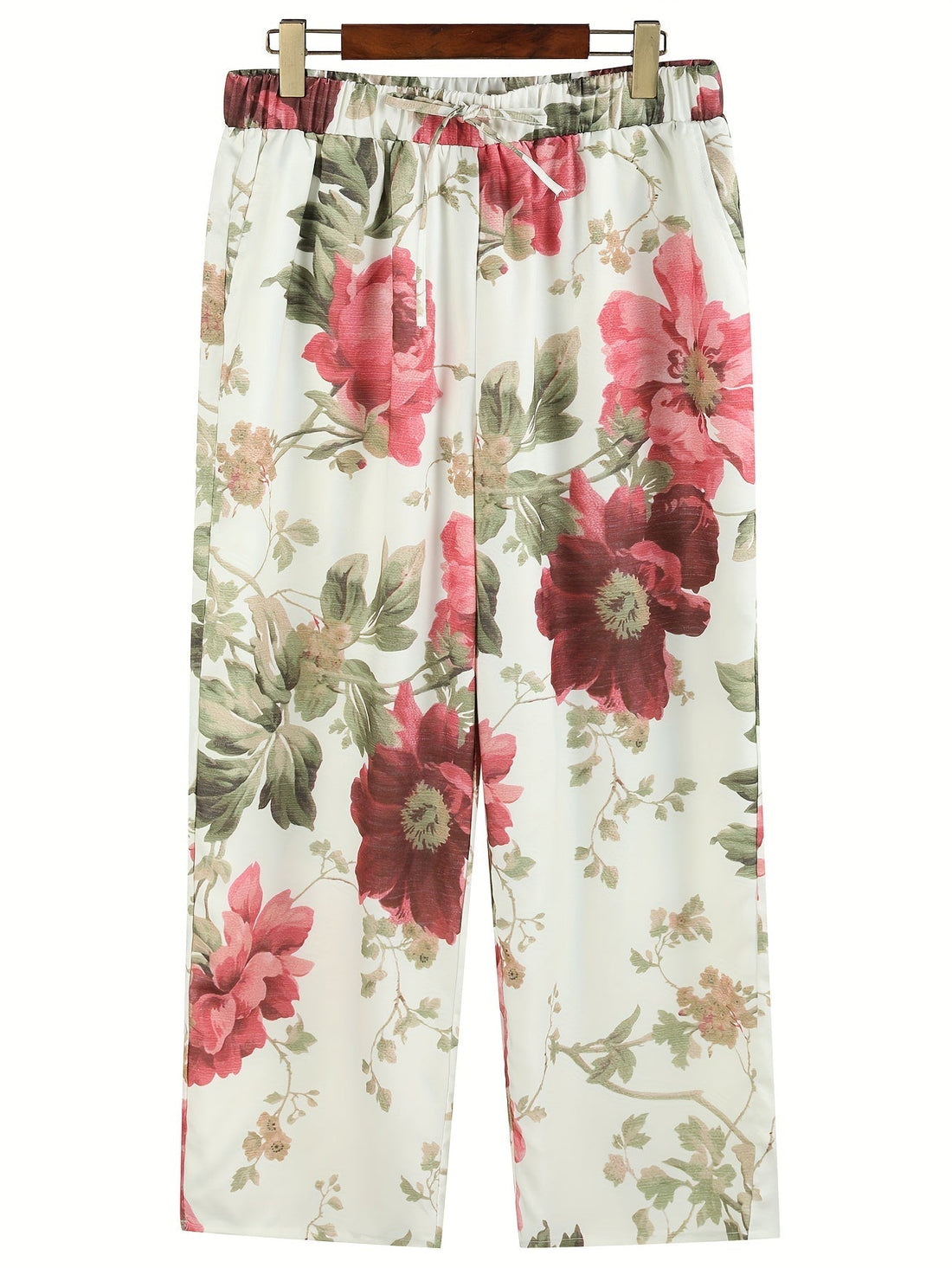 Summer Printed Cropped Pants for Women