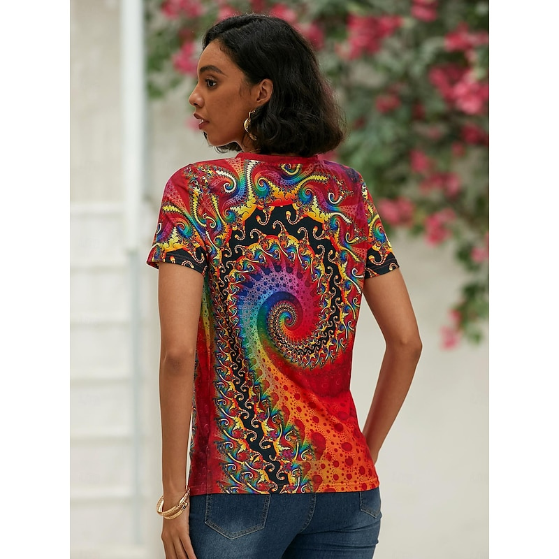Soft Summer Top with V-Neck and Short Sleeves for Women