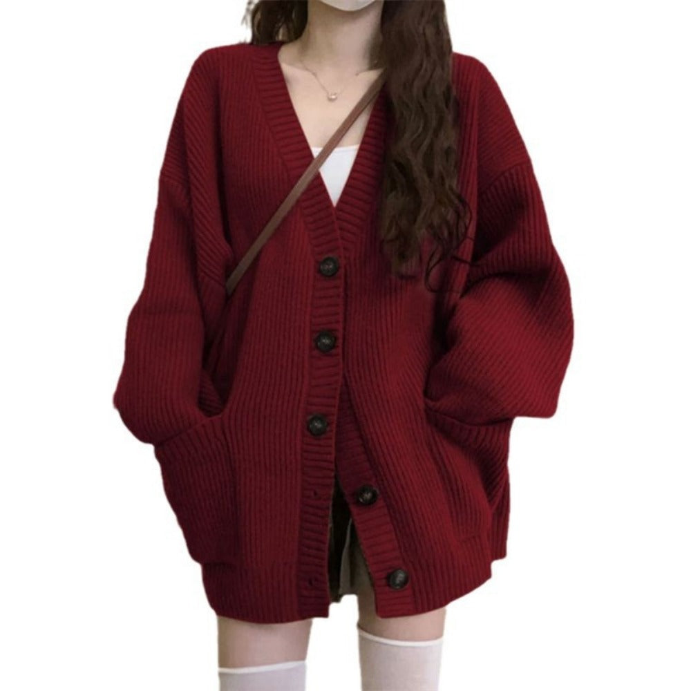 Knit Button Down Cardigan Sweater for Women - Luisa
