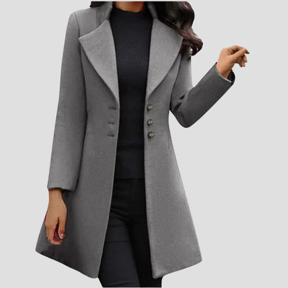 Women's Wool Cloth Coat | Lapel