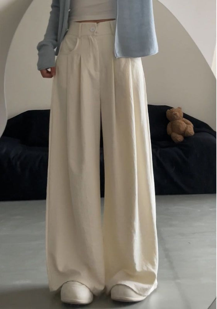 High Waist Wide Leg Pants for Women - Sara