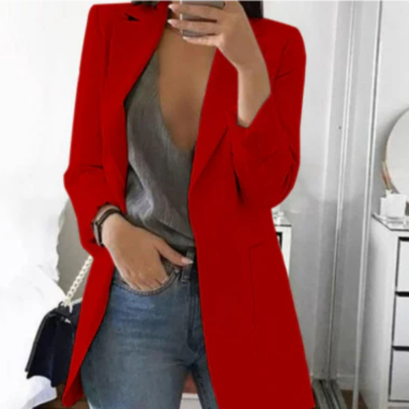 Chic Stylish Blazer with Long Sleeves for Women