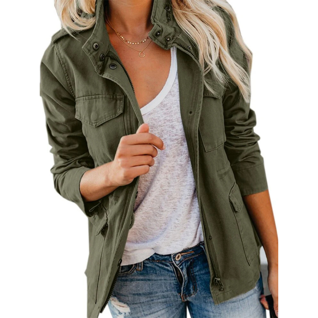 Chic Zipper Jacket for Women | Modern Lightweight Outerwear Style