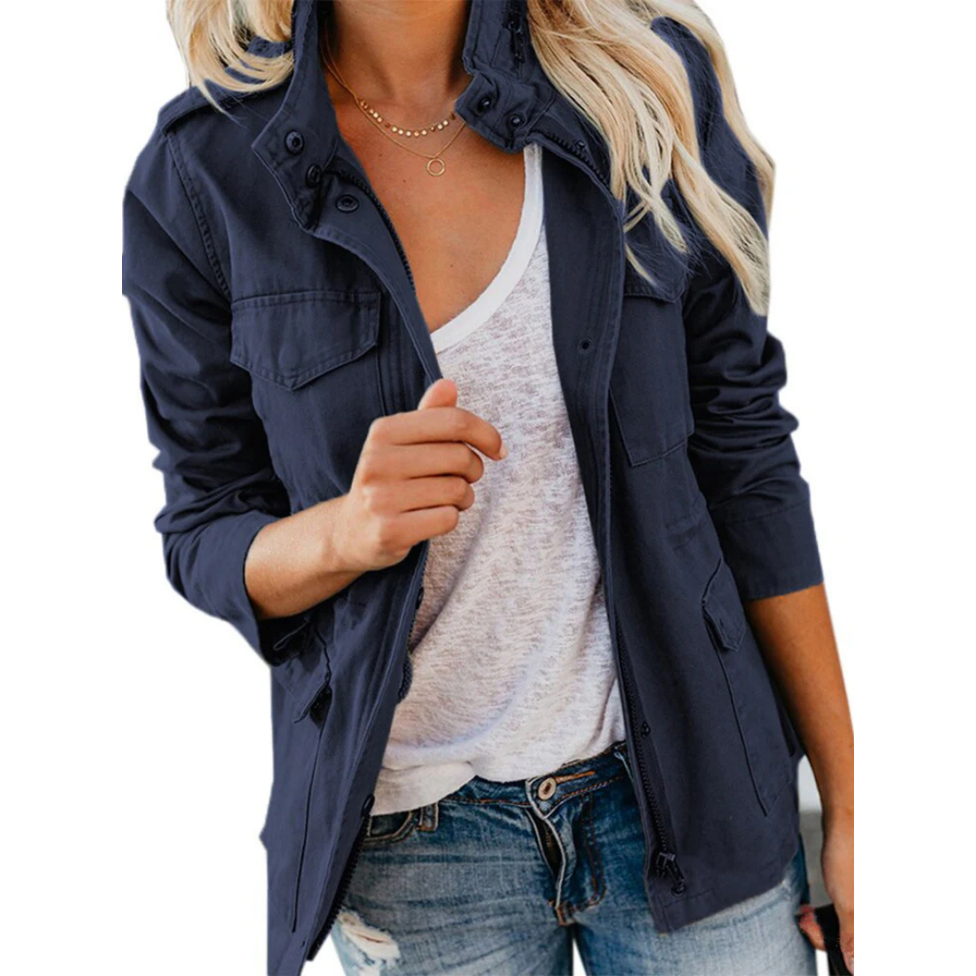 Chic Zipper Jacket for Women | Modern Lightweight Outerwear Style