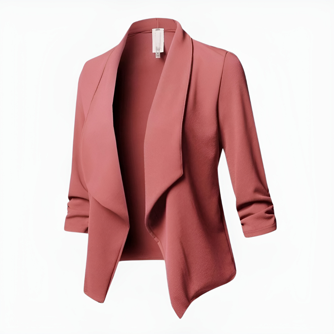 Elegant Long Sleeve Blazer for Women | Formal Office Wear