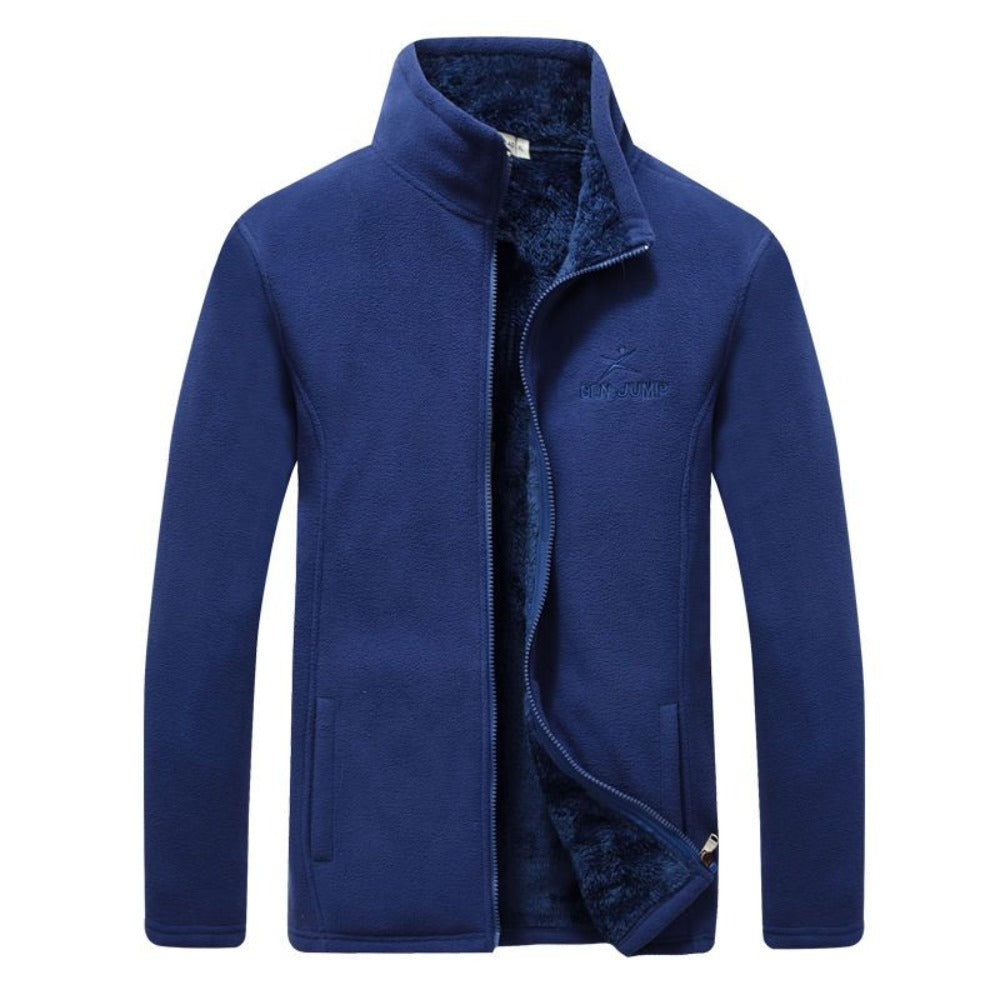 Fleece Lined Zip Up Jacket for Men - Antonietta