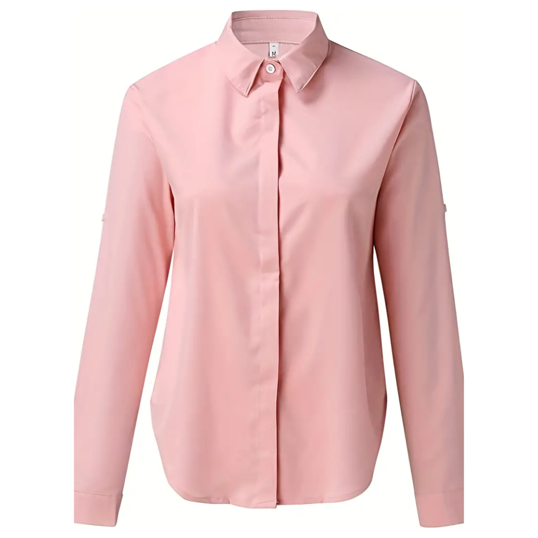 Casual Long Sleeve Summer Blouse for Women | Relaxed Fit Style