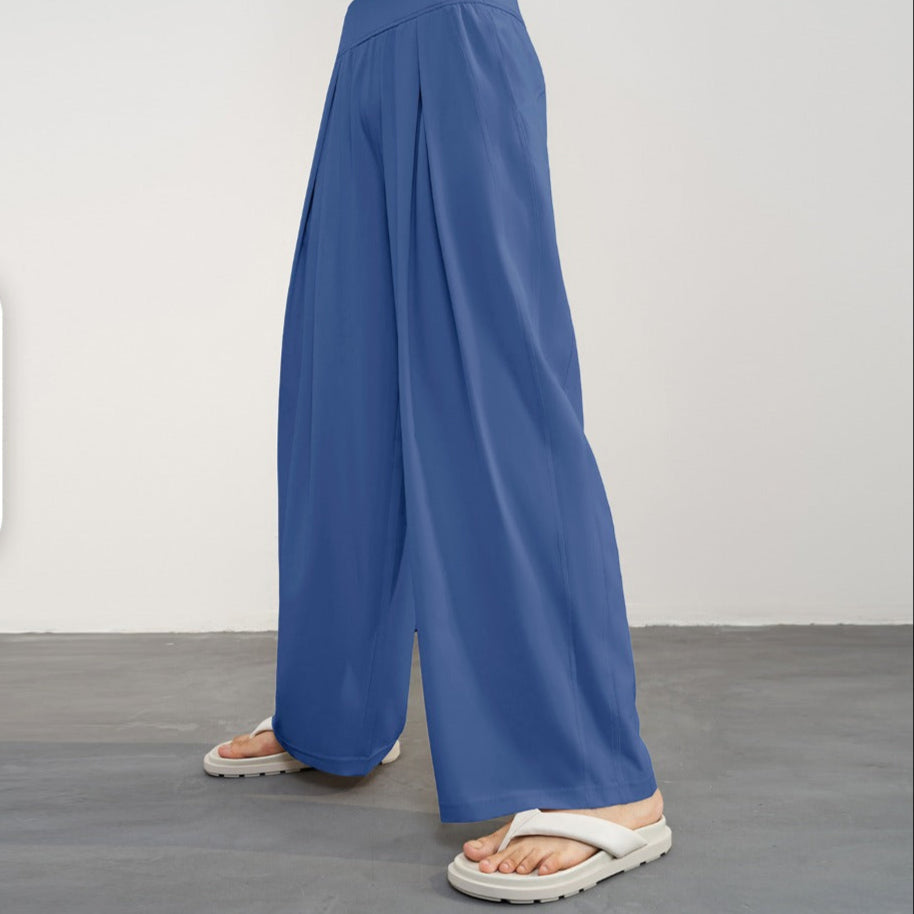 High Waist Wide Leg Pants for Women - Camilla