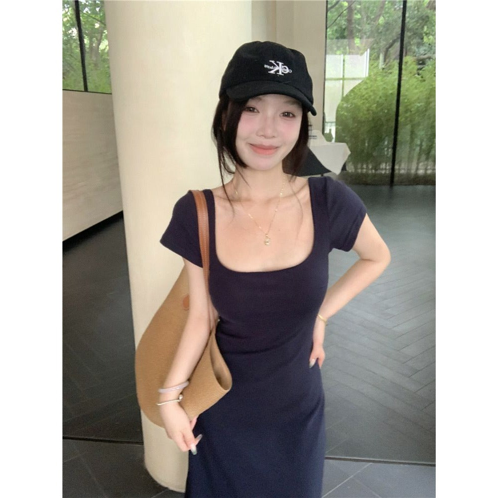 Short Sleeve Maxi Dress for Women - Amalia