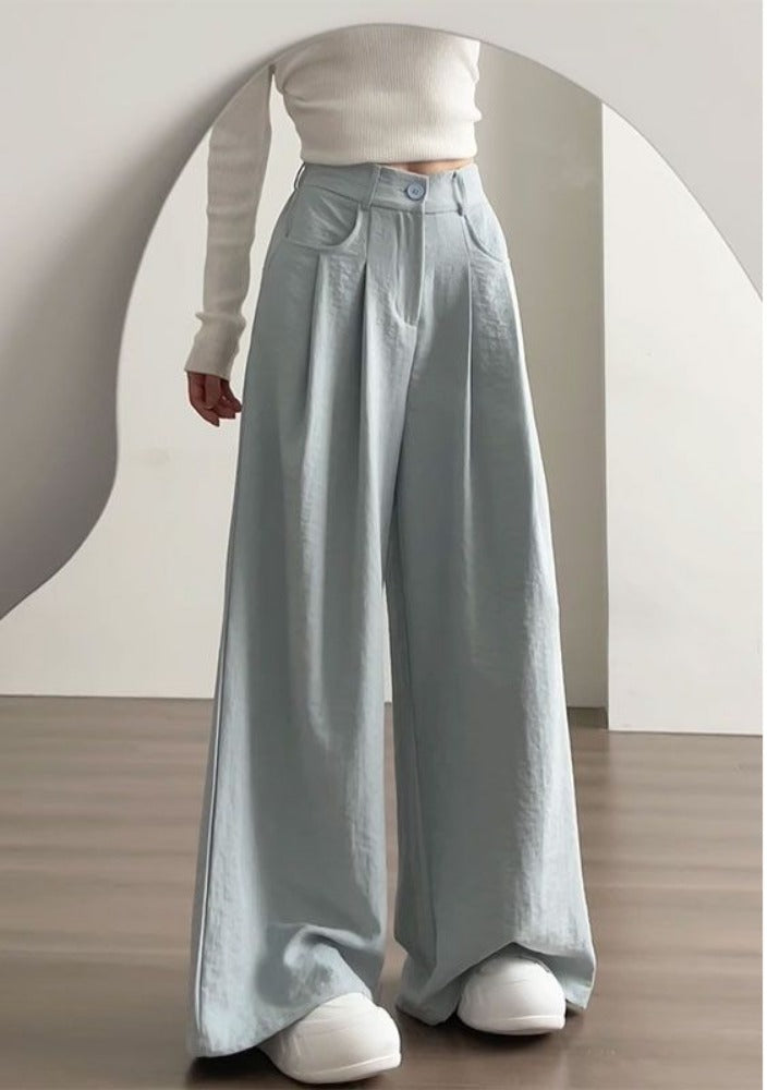 High Waist Wide Leg Pants for Women - Sara