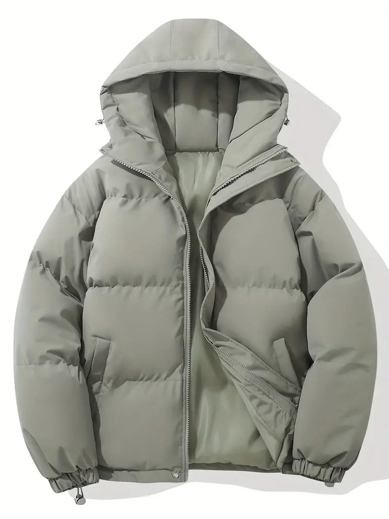 Warm Hooded Winter Puffer Jacket for Women