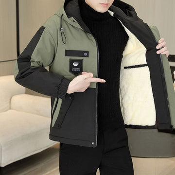 Insulated Jacket with Fleece Lining for Men - Sveva