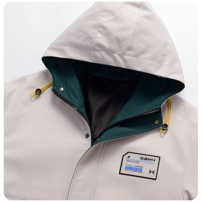 Fleece Lined Jacket with Hood for Men - Anastasia