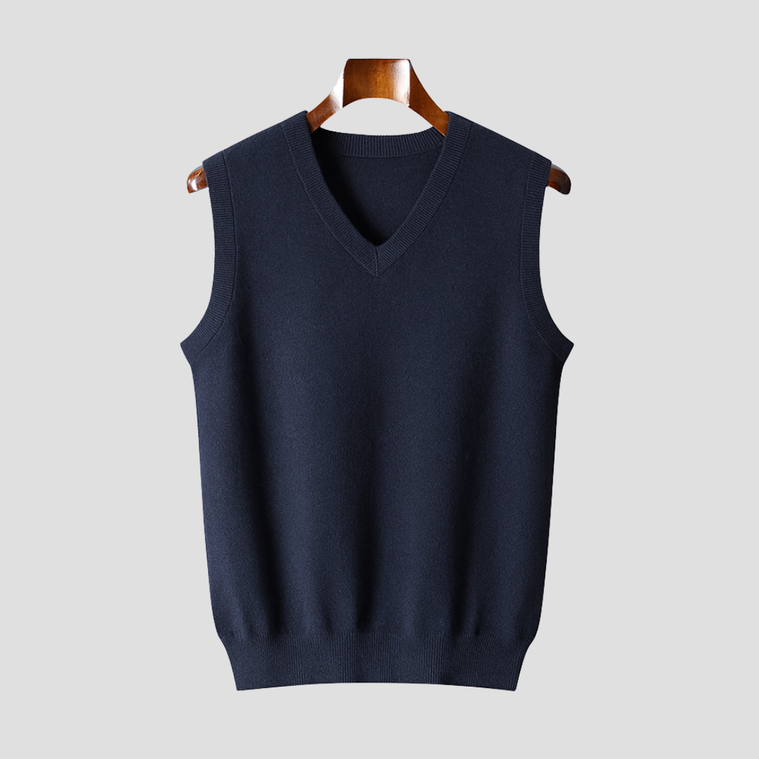 Men's V-Neck Sweater | Sleeveless
