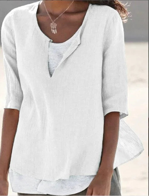 Casual Layering Blouse for Women – Summer Style