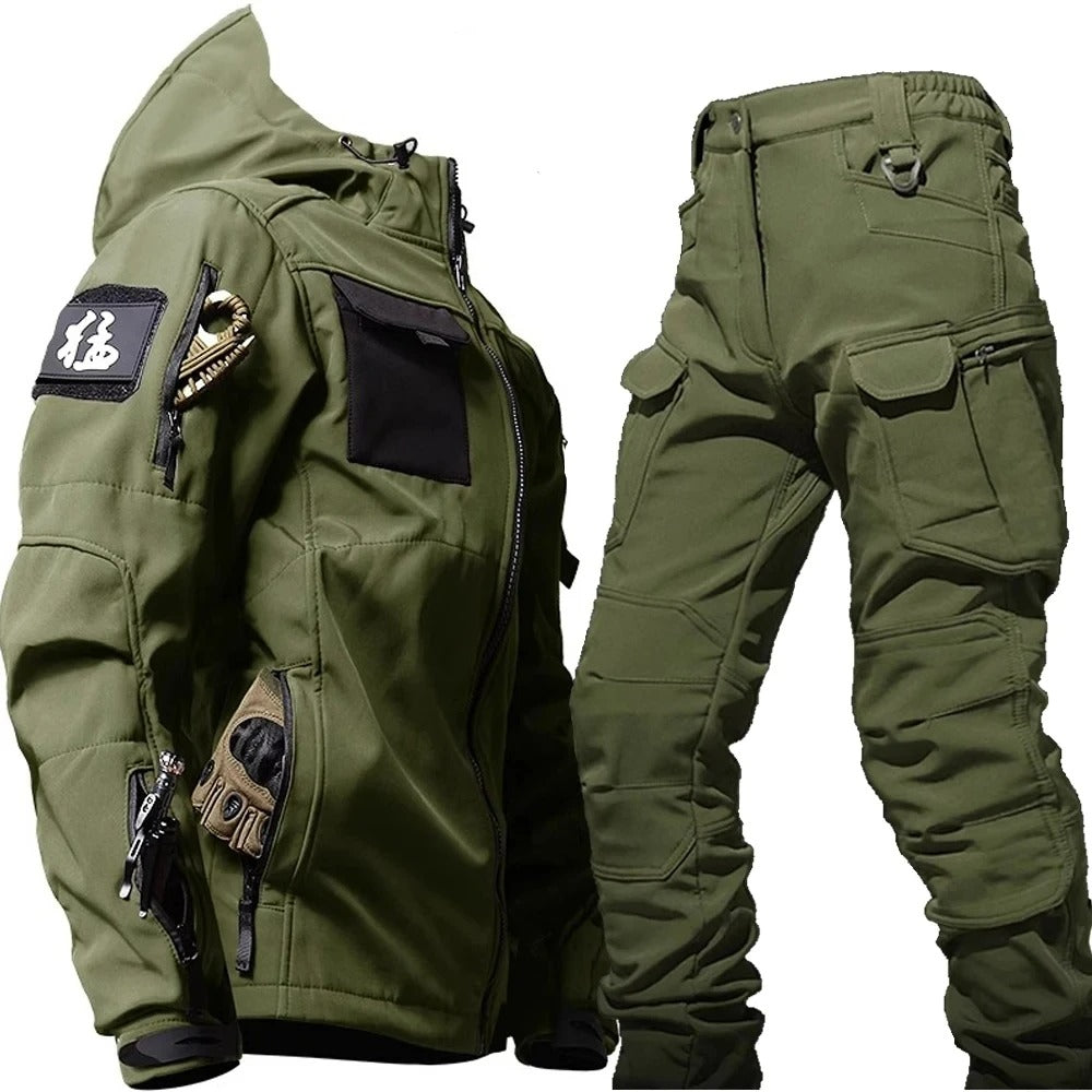 Men's Hooded Jacket and Pants | Waterproof