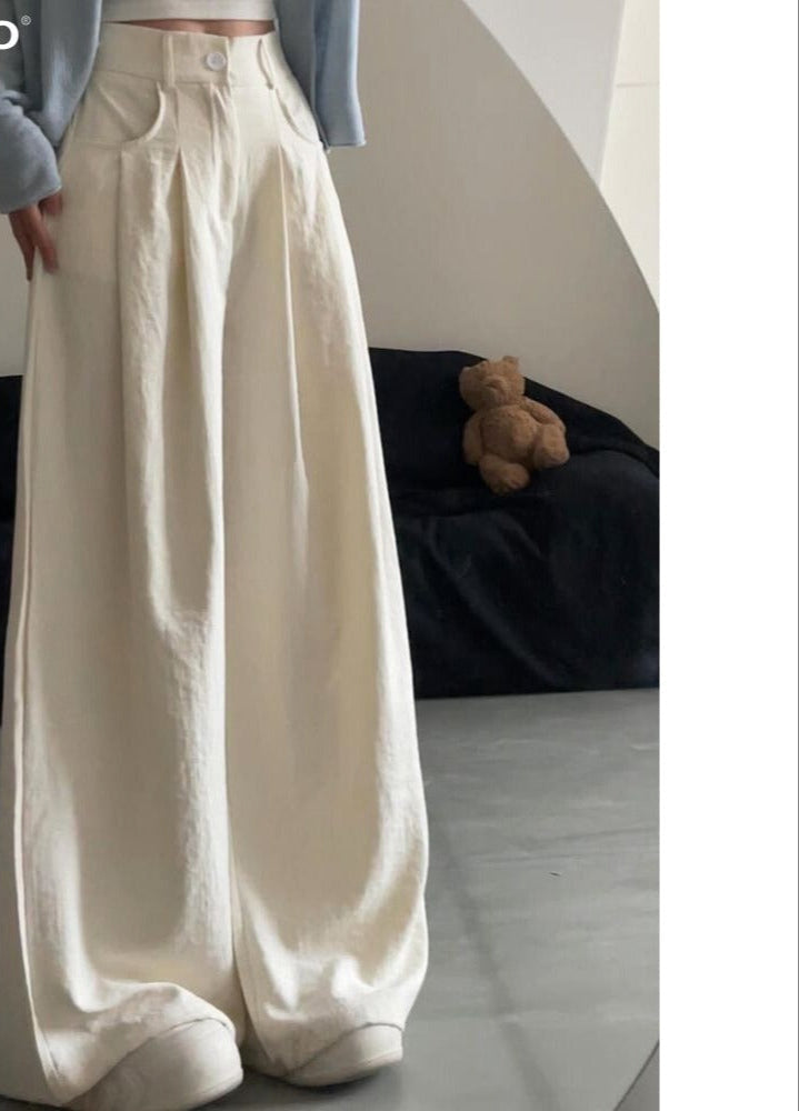 High Waist Wide Leg Pants for Women - Sara