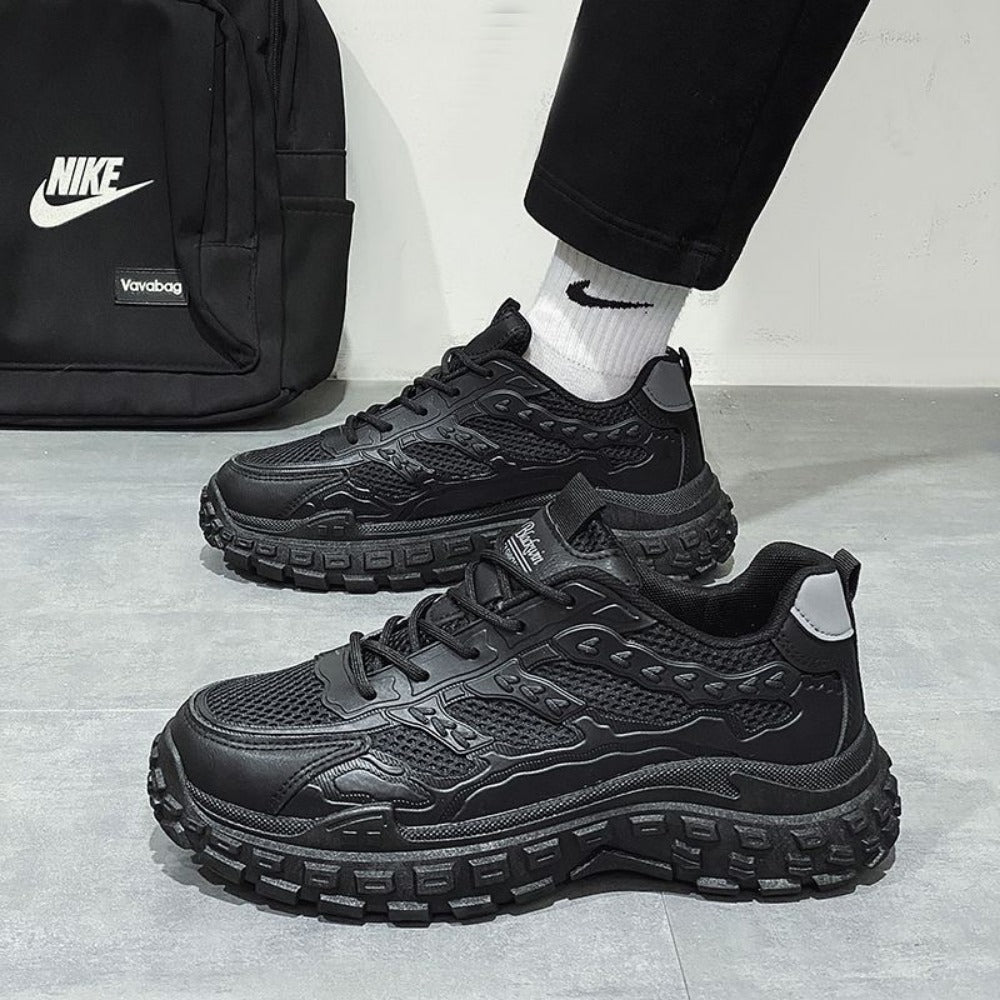 Mesh Lace Up Running Sneakers for Men - Nicoletta