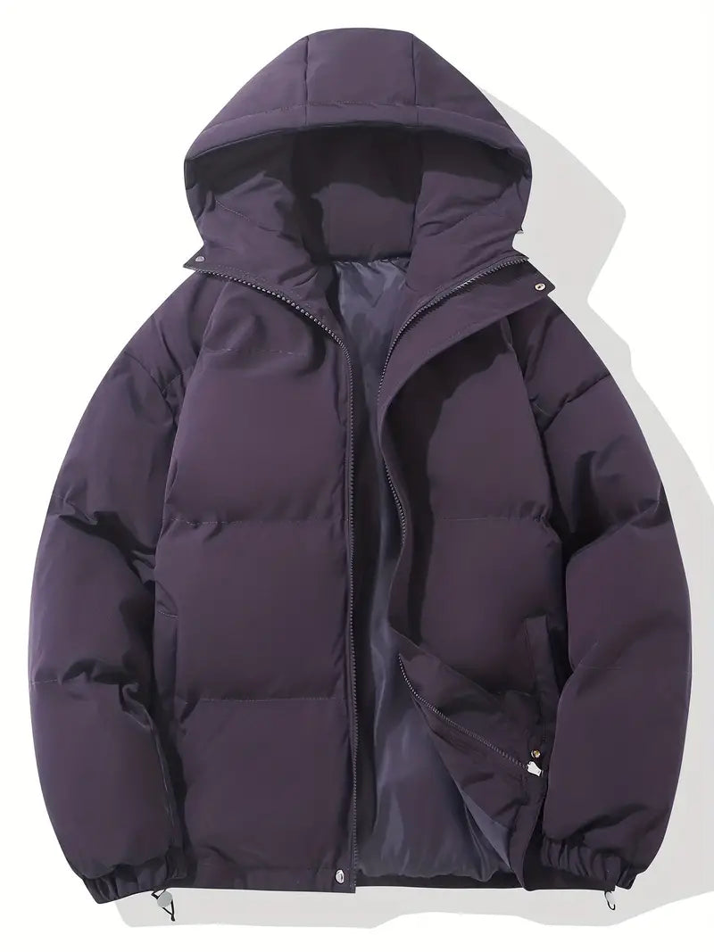 Warm Hooded Winter Puffer Jacket for Women