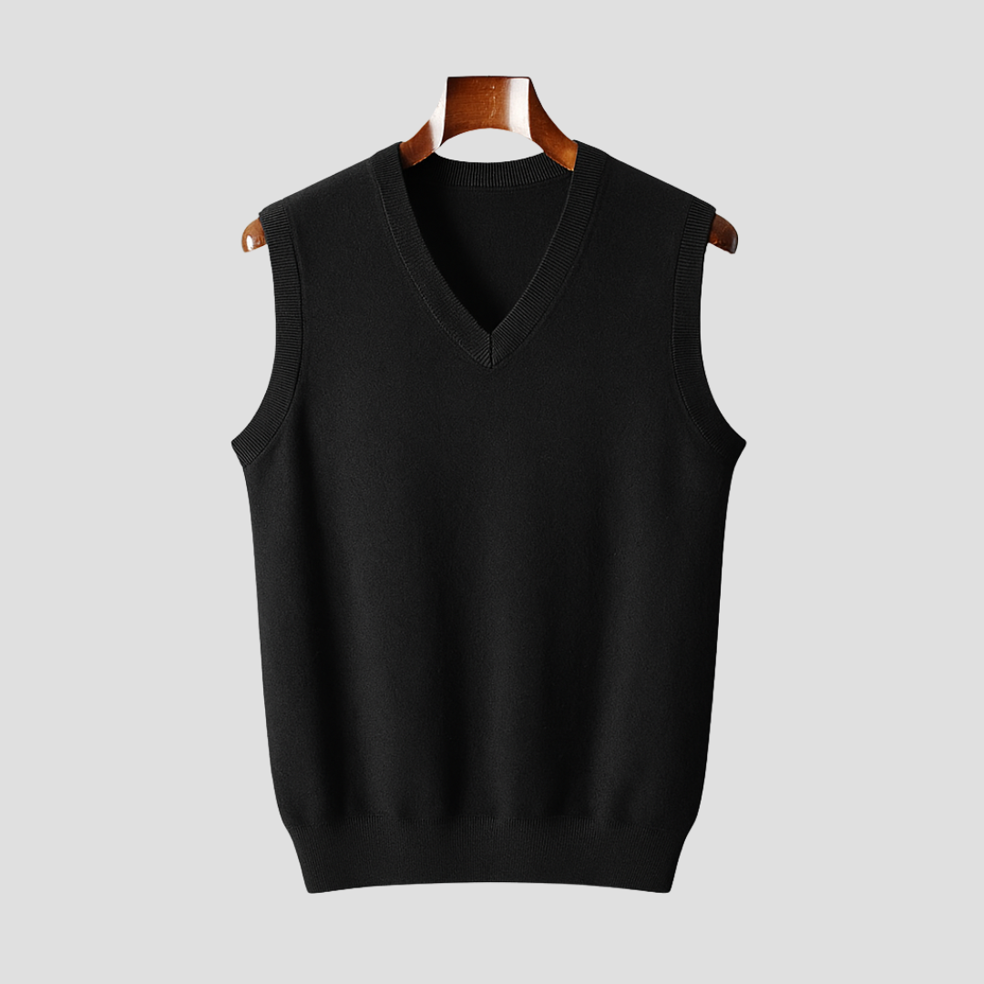 Men's V-Neck Sweater | Sleeveless