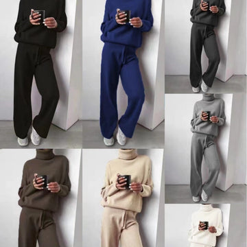 Knit Two Piece Sweater and Pants Set for Women - Ursula