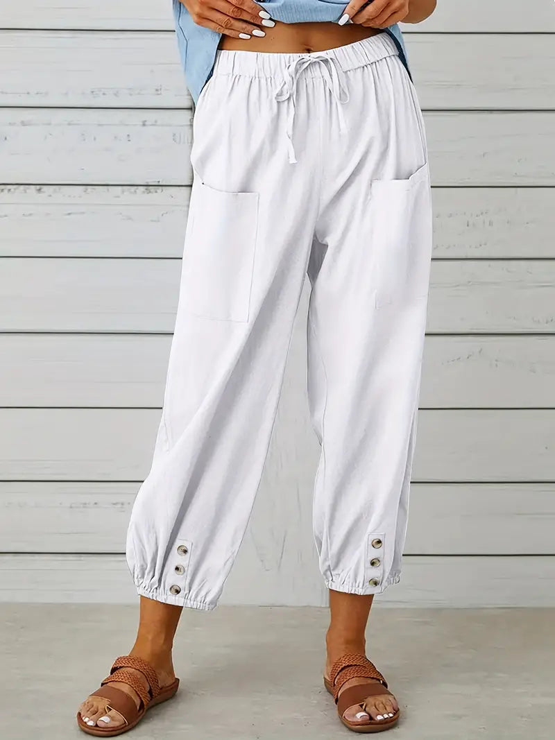 Casual Drawstring Summer Shorts for Women | Comfortable and Stylish