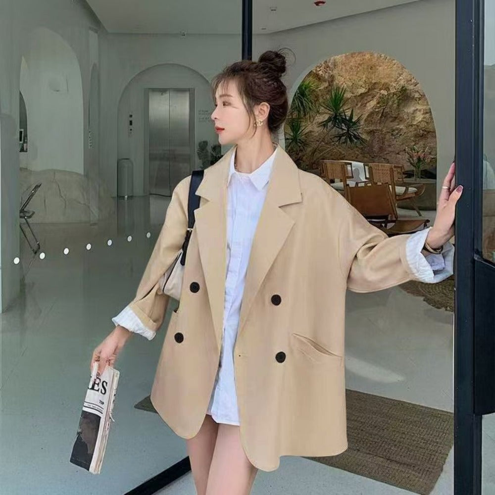 Oversized Double Breasted Blazer for Women - Graziella