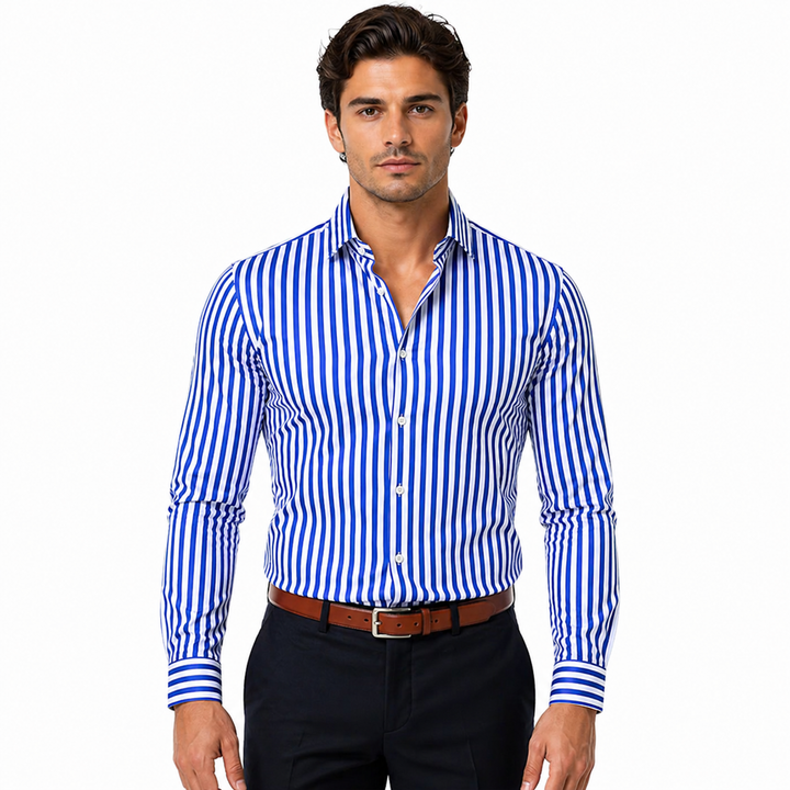 Camicia a Maniche Lunghe a Righe Da uomo | Casual