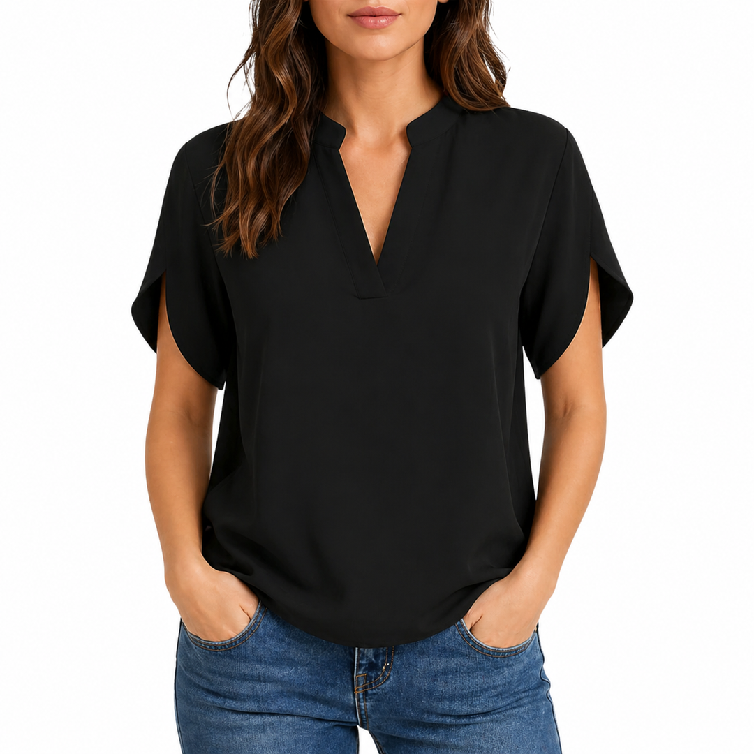 Da Donna Scollo a V Camicetta | Maniche Corte