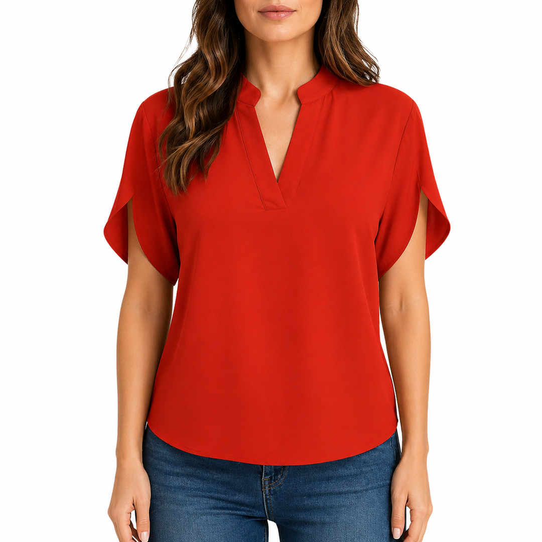 Da Donna Scollo a V Camicetta | Maniche Corte