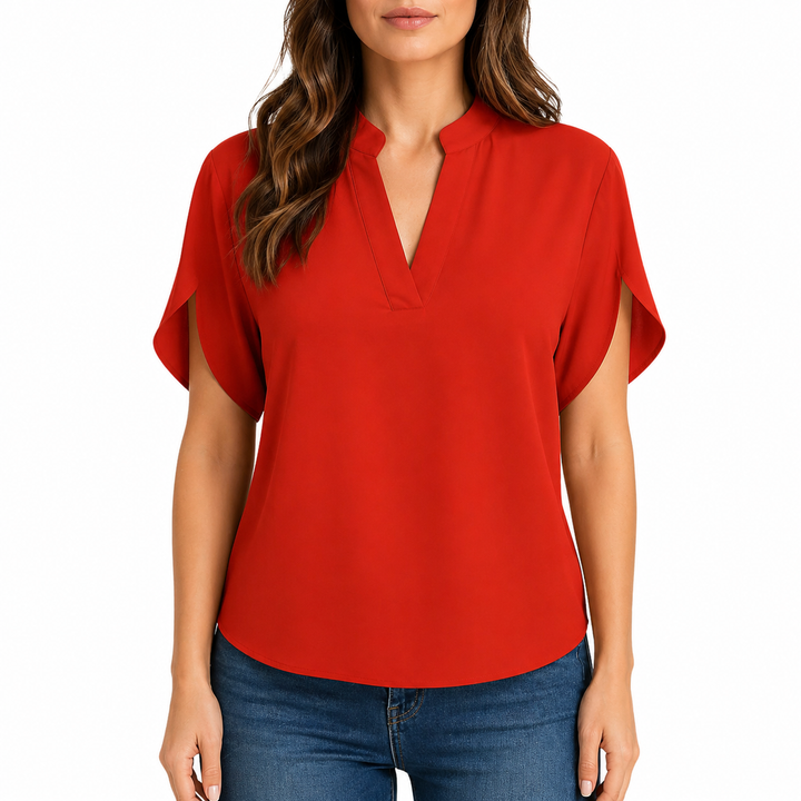 Da Donna Scollo a V Camicetta | Maniche Corte