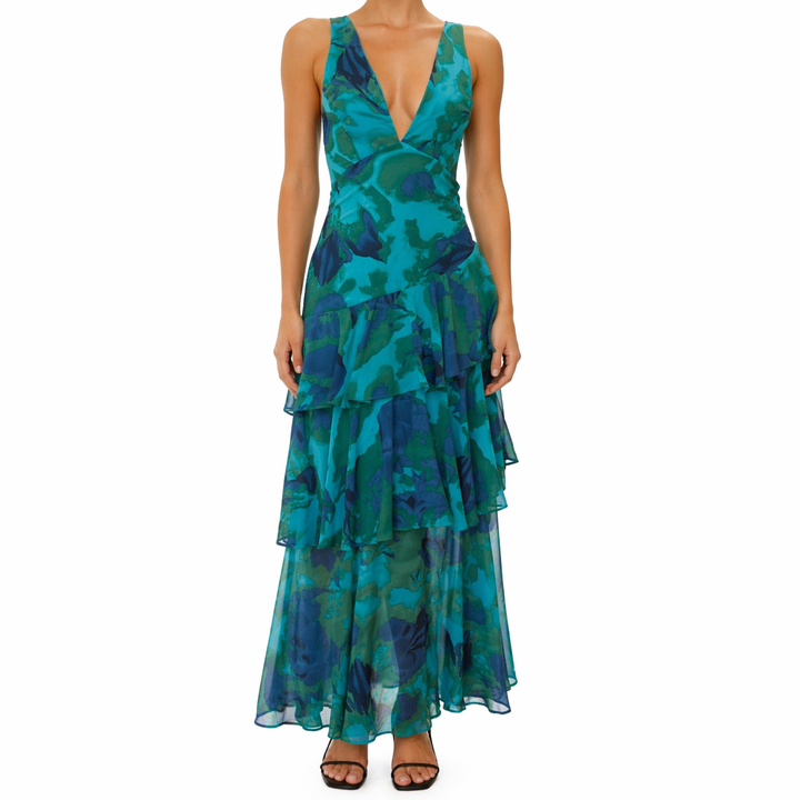 Da donna Scollo a V vestito estivo | Maxi